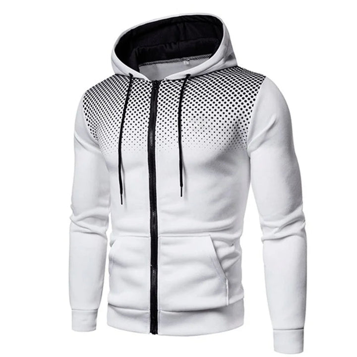 Sportrix | Comfortable & Stylish Zip-Up Hooded Sweatshirt for Men 0