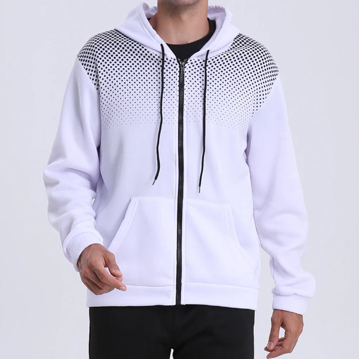 Sportrix | Comfortable & Stylish Zip-Up Hooded Sweatshirt for Men 1