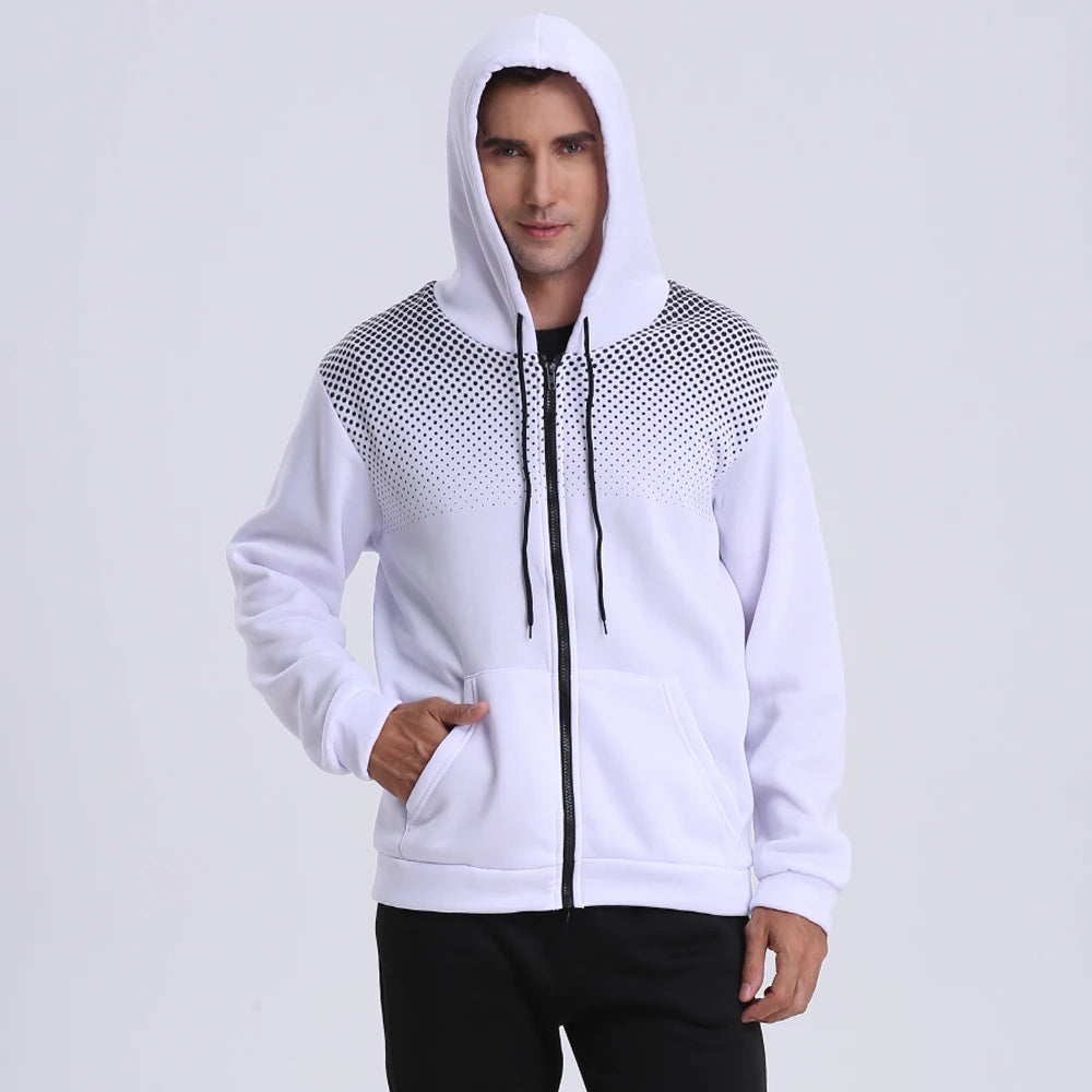 Sportrix | Comfortable & Stylish Zip-Up Hooded Sweatshirt for Men 2