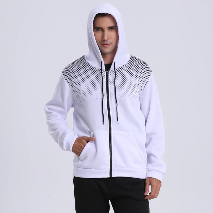 Sportrix | Comfortable & Stylish Zip-Up Hooded Sweatshirt for Men 2