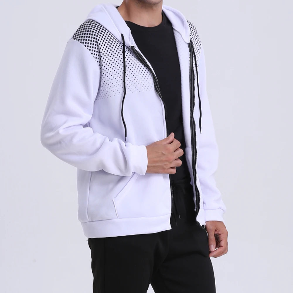 Sportrix | Comfortable & Stylish Zip-Up Hooded Sweatshirt for Men 3