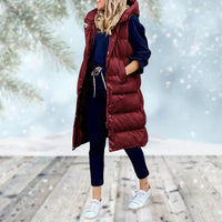 Sage| Gilet imbottito lungo per calore extra e stratificazione