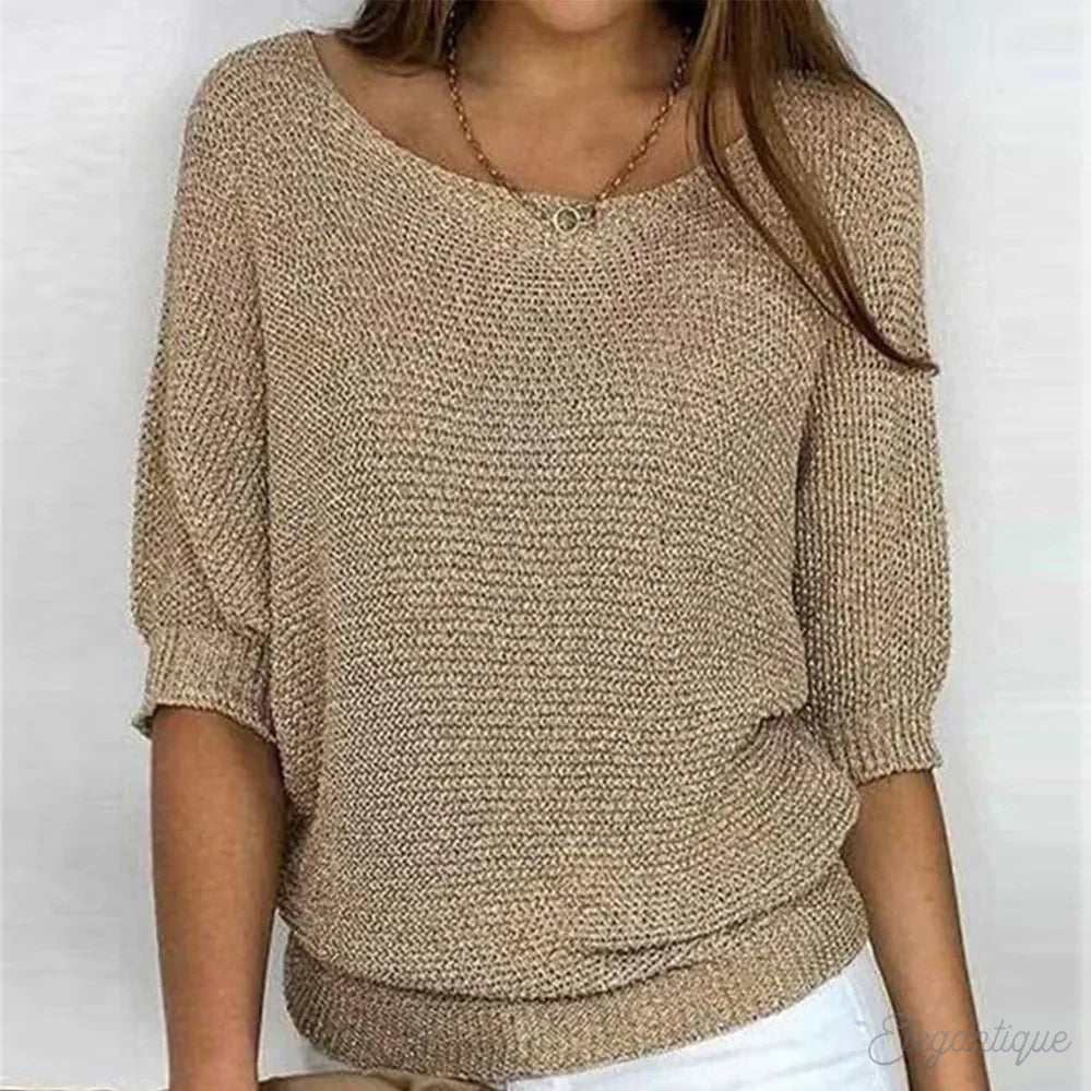 Tiffany | Knitted Sweater Casual 2