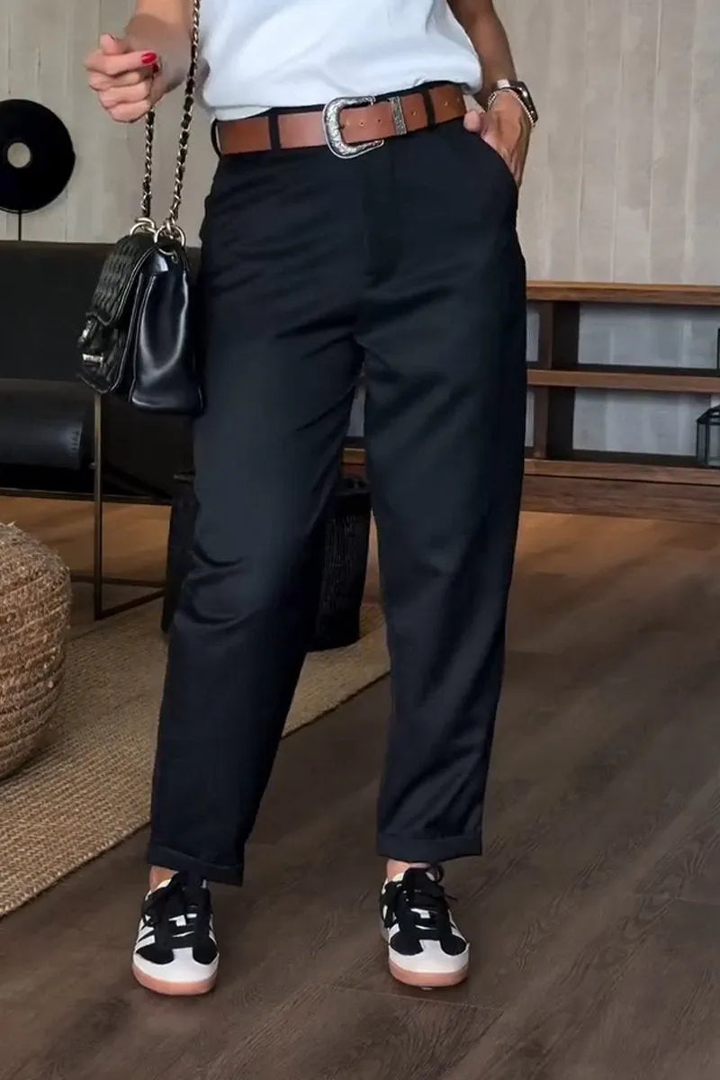 Ursula | Elegant and High-Waisted Straight-Cut Pants 2