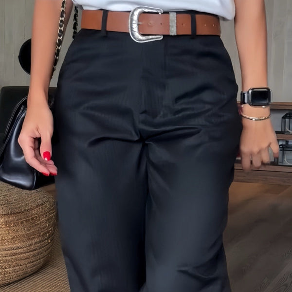 Ursula | Elegant and High-Waisted Straight-Cut Pants 6