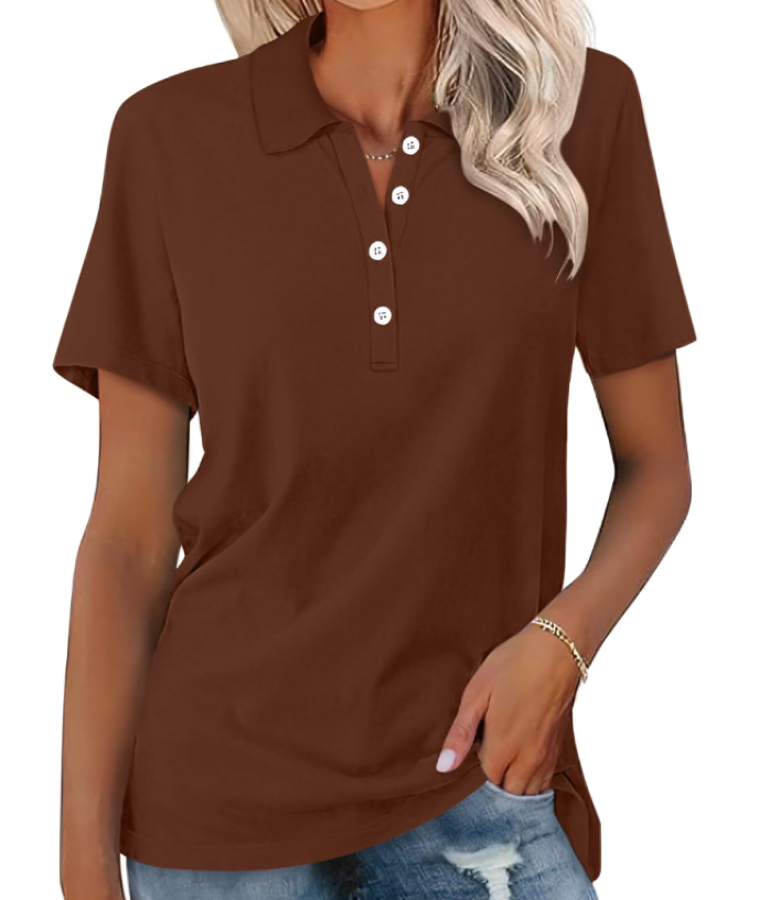 Victoria | Casual wearing soft fabric Polo Shirt 13