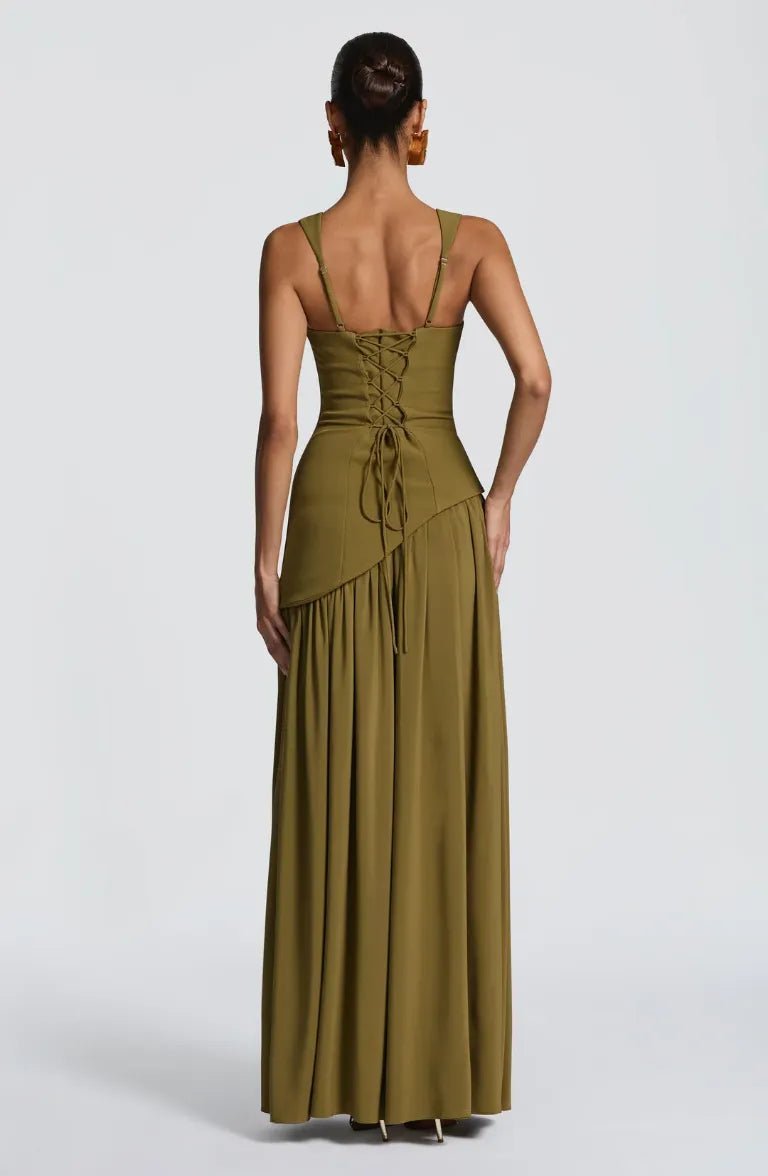 Victoria | Glamorous Square Neck Maxi Dress 5