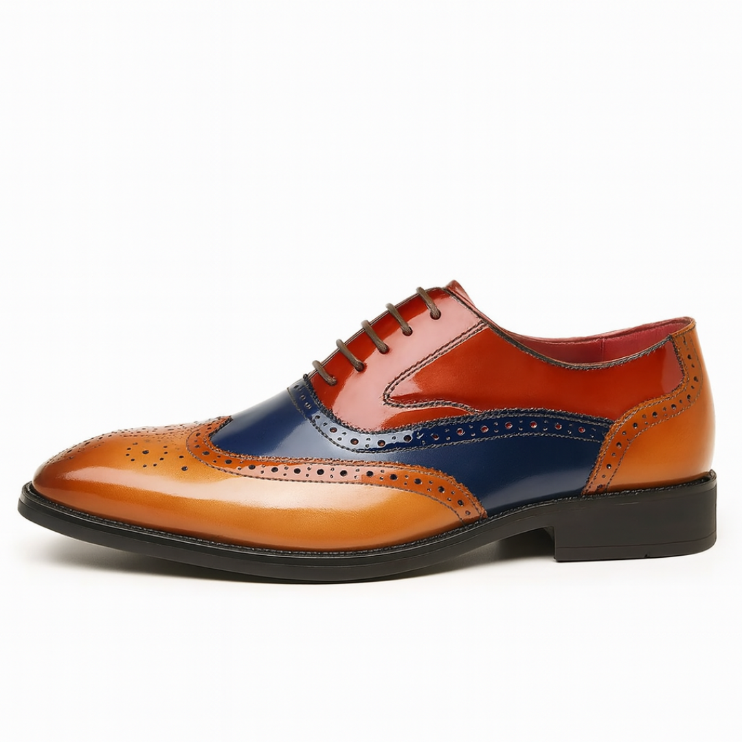 Winston | Brogue Dress Shoes Full Brogue Classic Wingtip Comfort Fit 3
