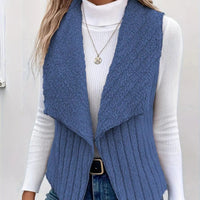 Chloe | Glamorous Open-Front Plush Faux Fur Vest