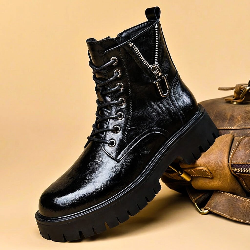 Zachary | Rugged Elegance And Premium Prestige Leather Boots 1