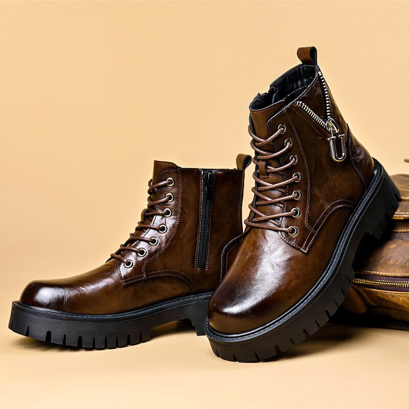 Zachary | Rugged Elegance And Premium Prestige Leather Boots 2