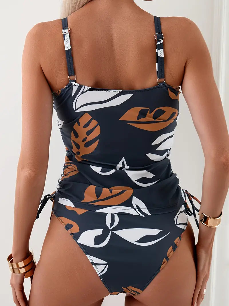 Zara | Flattering & Comfortable Ladies Tankini Set – Stylish V-Neck Design 1