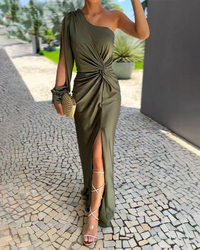 Emma | Elegant & Soft Pleated Wedding Guest Dress