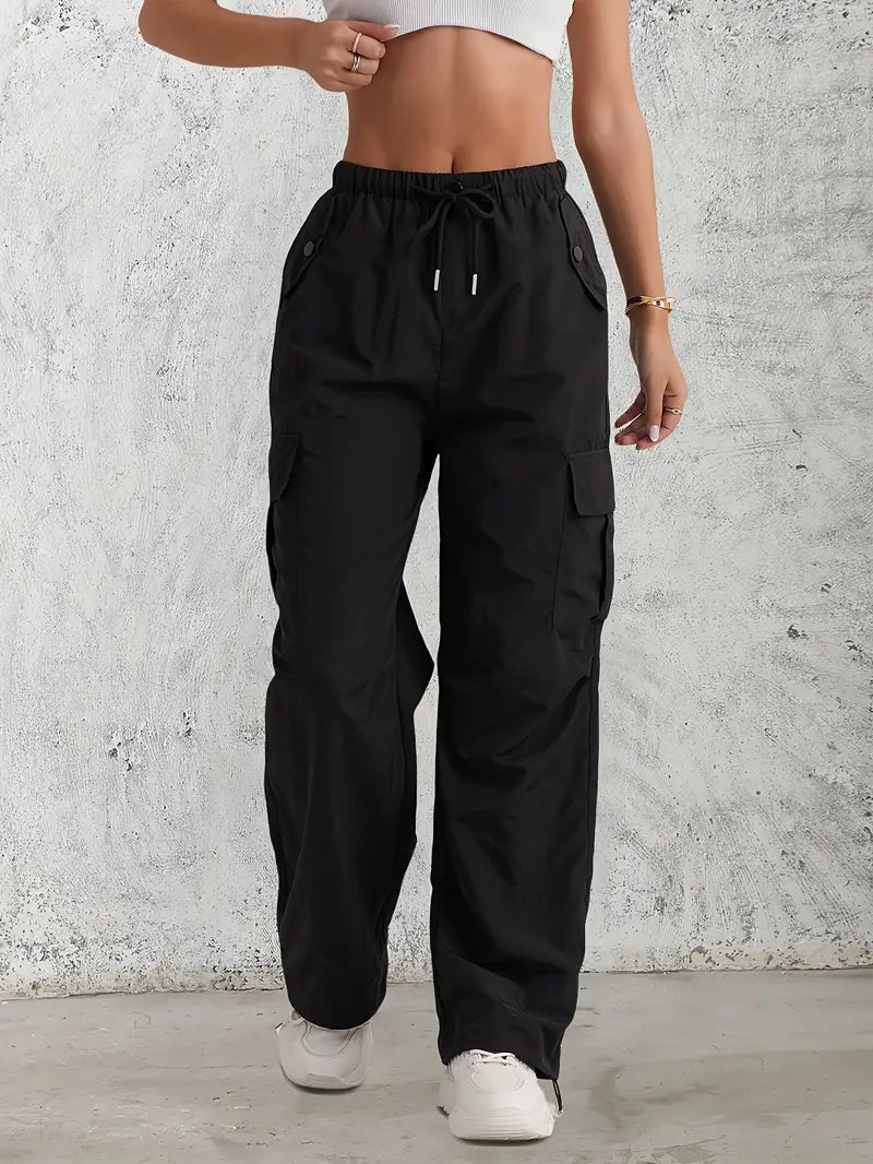Sophia | Pantaloni cargo eleganti e funzionali con vita elasticizzata