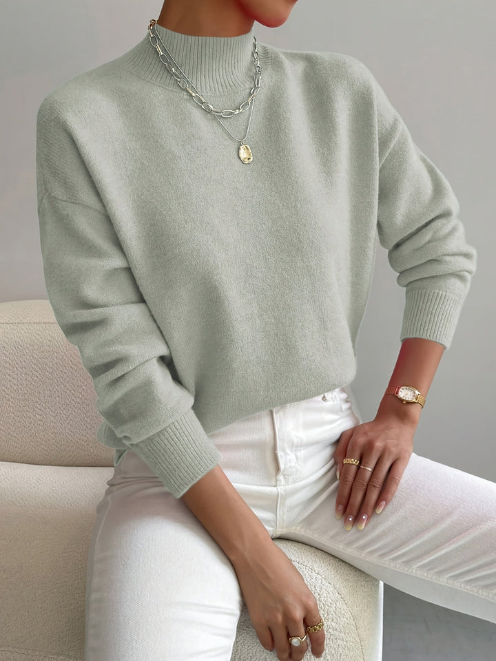 Charlotte | Elegant And Soft Turtleneck Knit Sweater