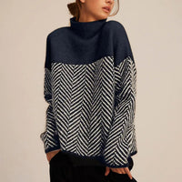 Elena | Cozy And Elegant Oversized Turtleneck Sweater