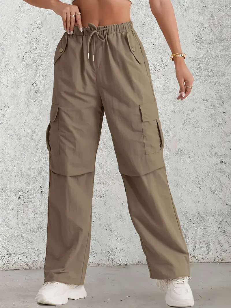 Sophia | Pantaloni cargo eleganti e funzionali con vita elasticizzata