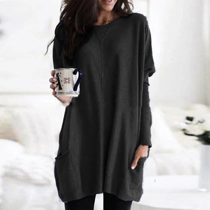 Sandra | Cozy And Chic Oversized Pocket Tunic Sweater
