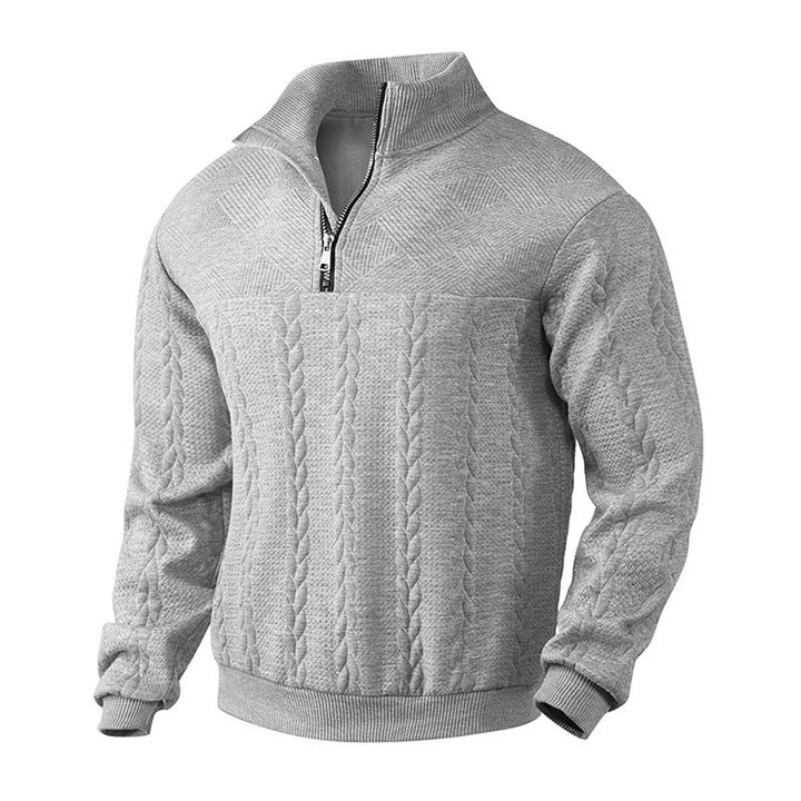 Andreas | Knit Sweater – Stylish Quarter-Zip Design for Men