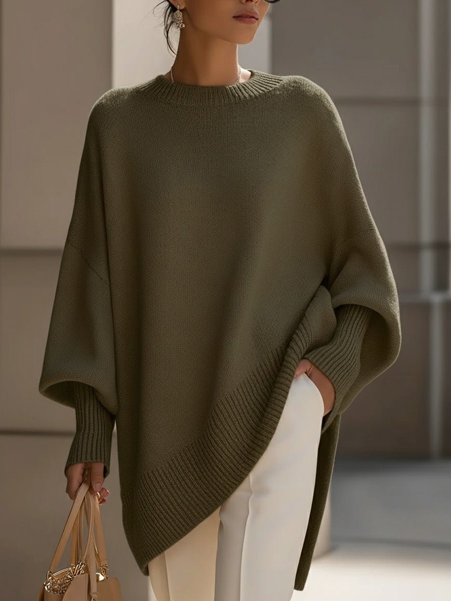 Charlotte | Oversized Sweater – Stylish Batwing Design for Women