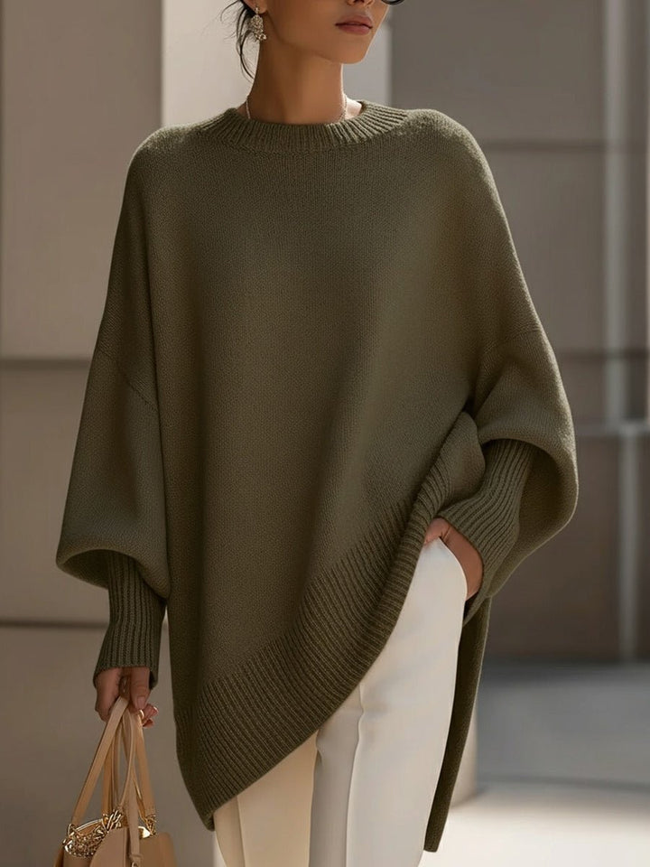 Charlotte | Oversized Sweater – Stylish Batwing Design for Women
