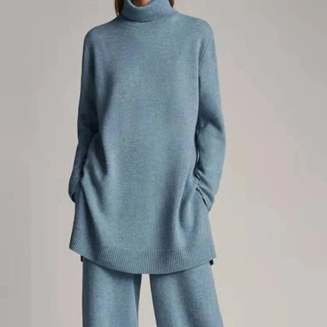 Patricia | Cozy Turtleneck And Wide-Leg Two Piece Set