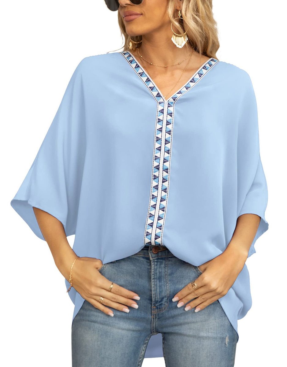 Mila | Free-Spirited Embroidered Boho Tunic Top