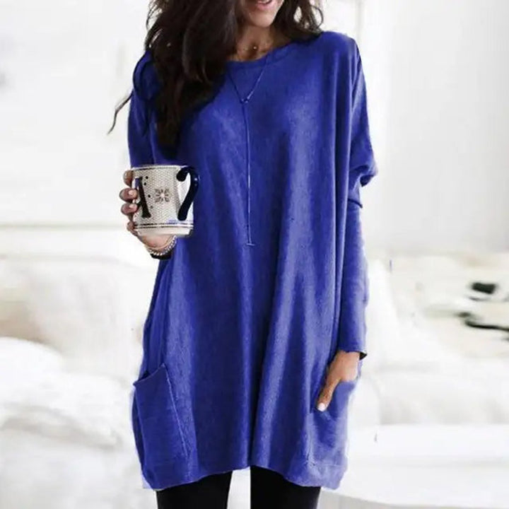 Sandra | Cozy And Chic Oversized Pocket Tunic Sweater