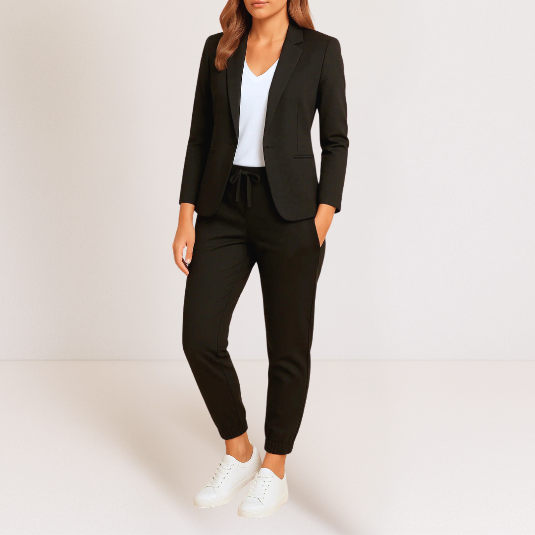 Livia | Elegant And Comfortable Blazer And Jogger Set For Women