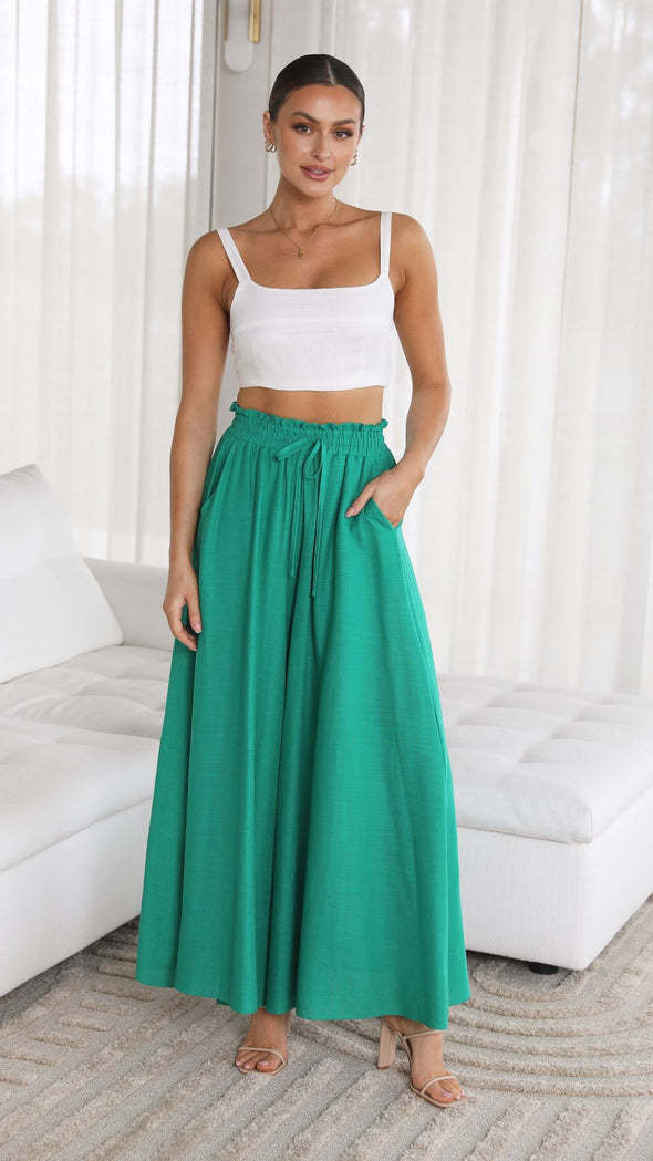 Isabella | Breezy And Elegant Wide Leg Palazzo Pants