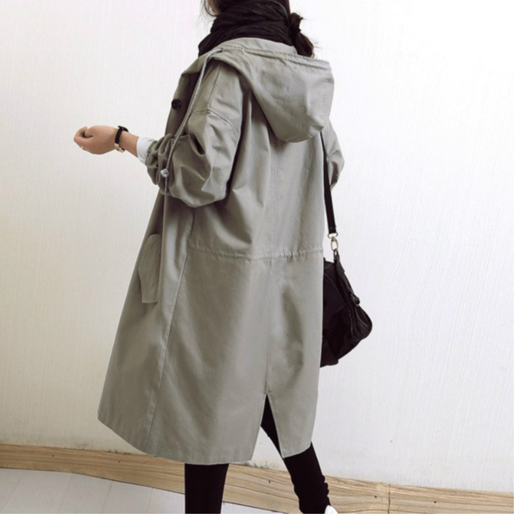 Madeline | Elegant Hooded Trench Coat For Timeless Everyday Style