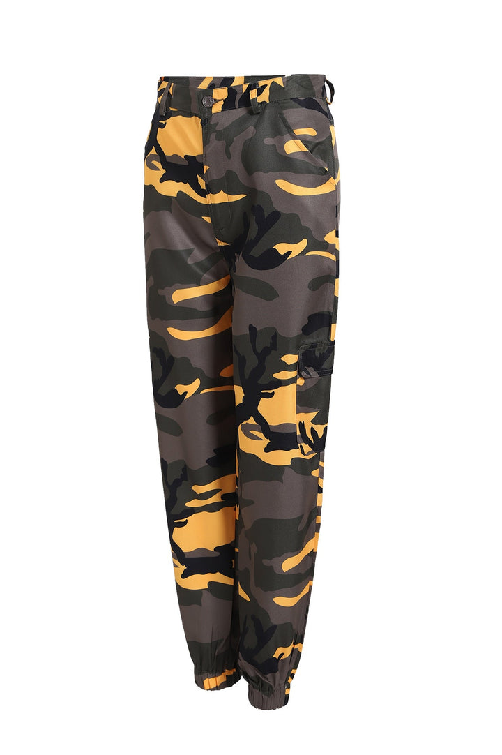 Anna | Bold And Trendy Camouflage Cargo Pants