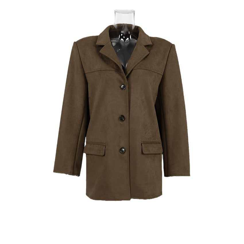 Christina | Luxurious Suede Blazer For Sophisticated Everyday Elegance