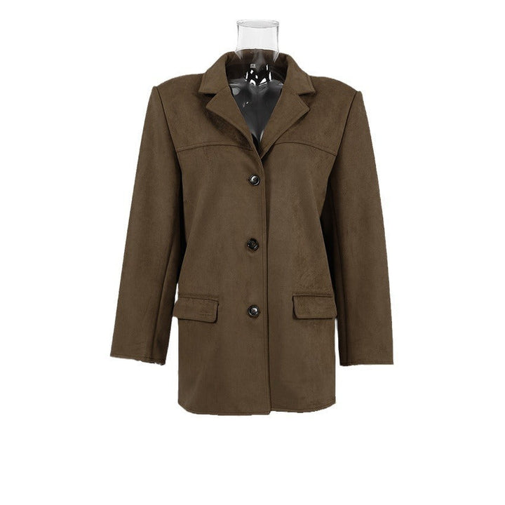 Christina | Luxurious Suede Blazer For Sophisticated Everyday Elegance