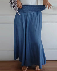 Charlotte | Classic And Refined Cotton Wide Leg Pants