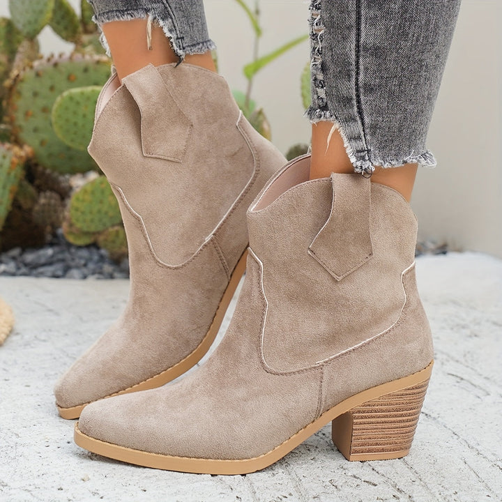 Renata | Modern Western Chelsea Ankle Boots