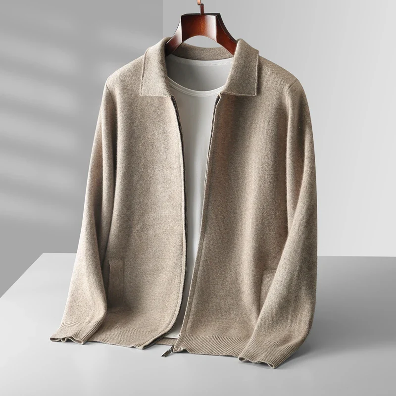 Liam | Modern And Versatile Full-Zip Knit Cardigan