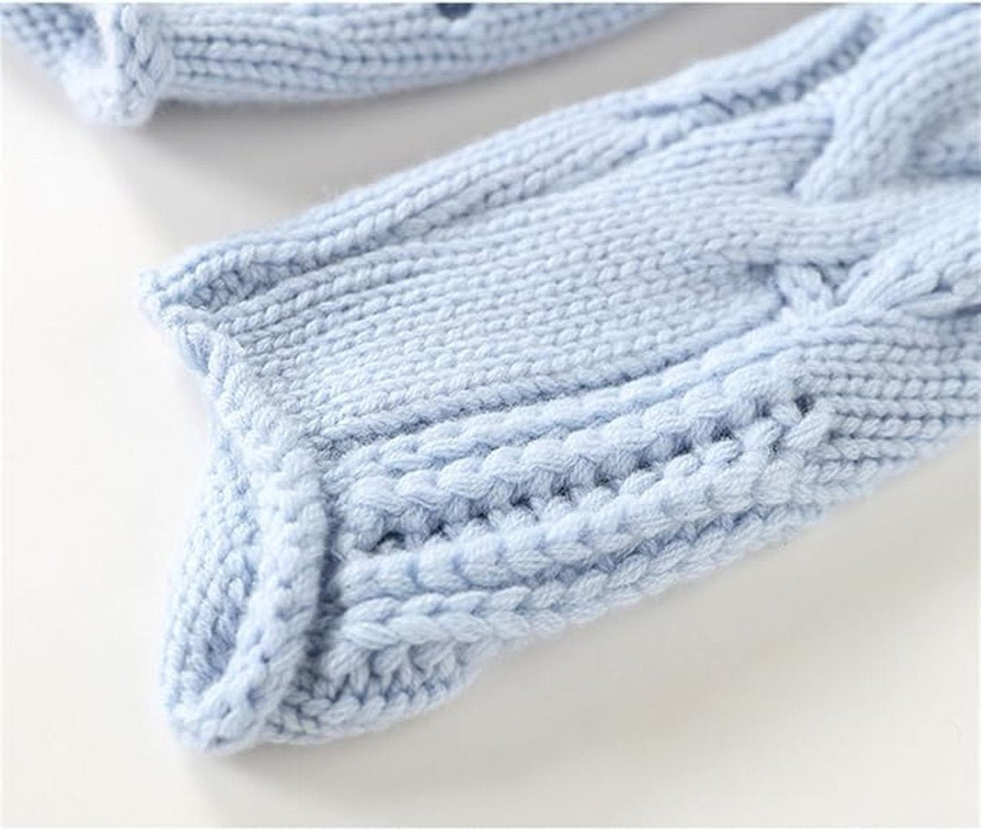 Marie | Turtleneck Knit Sweater with Cable Pattern for Women