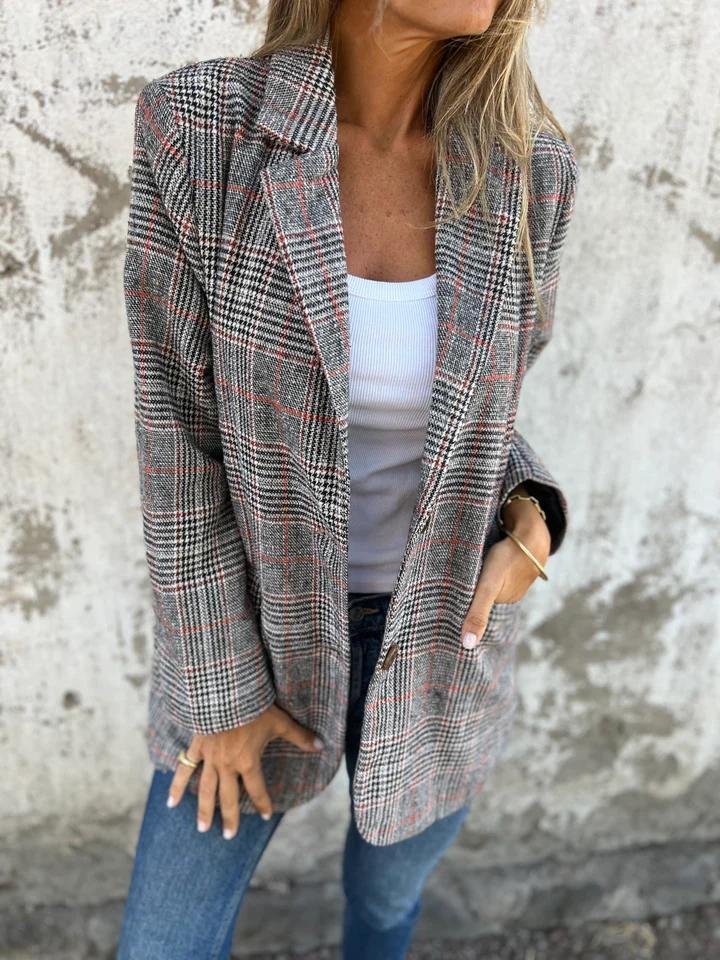 Beatrice | Stylish And Casual Checked Blazer