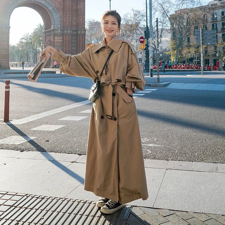 Sophia | Übergroßer und langer Trenchcoat