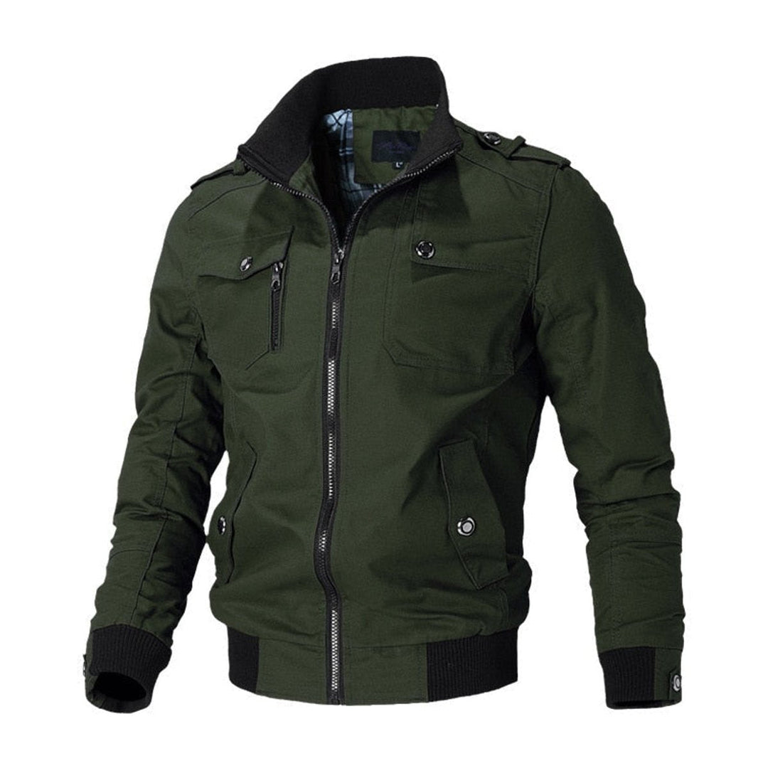 Marcus | Klassische militärische Utility-Bomberjacke