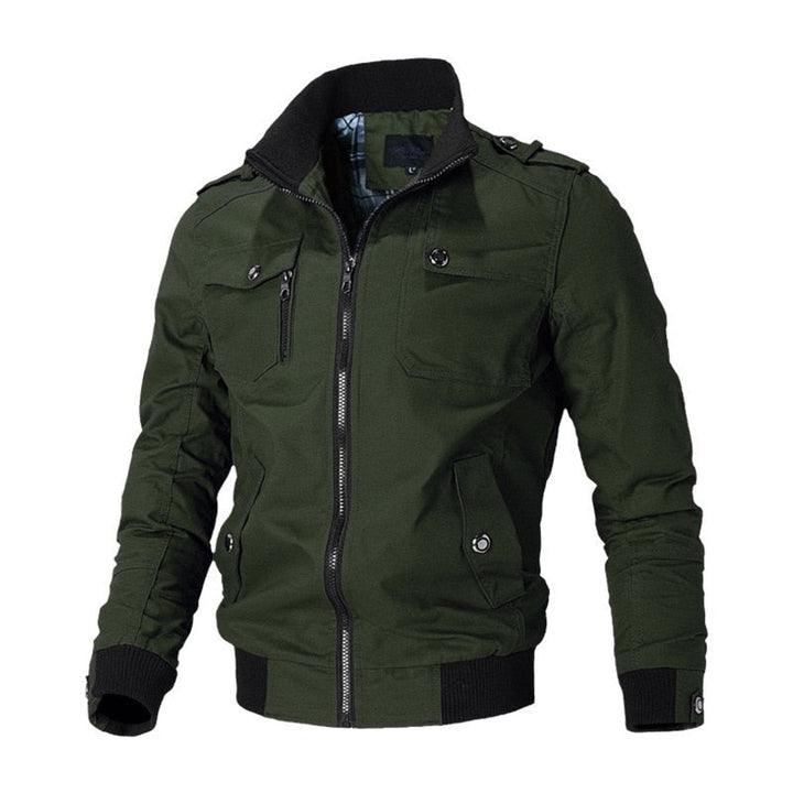 Marcus | Klassische militärische Utility-Bomberjacke