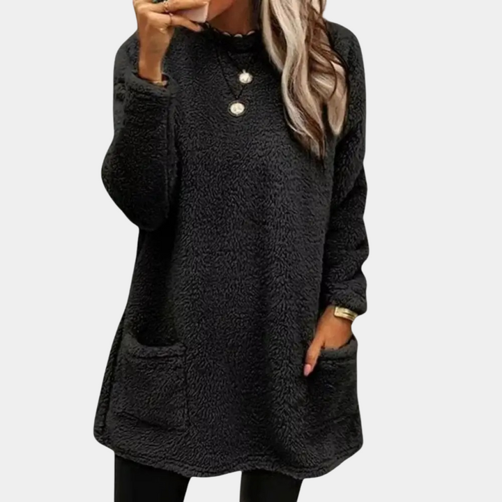 Brooklyn | Cozy Pocket Detail Everyday Sweatshirt