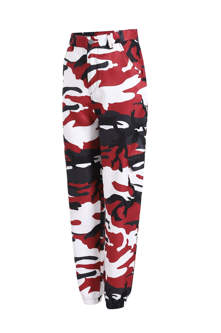 Anna | Bold And Trendy Camouflage Cargo Pants