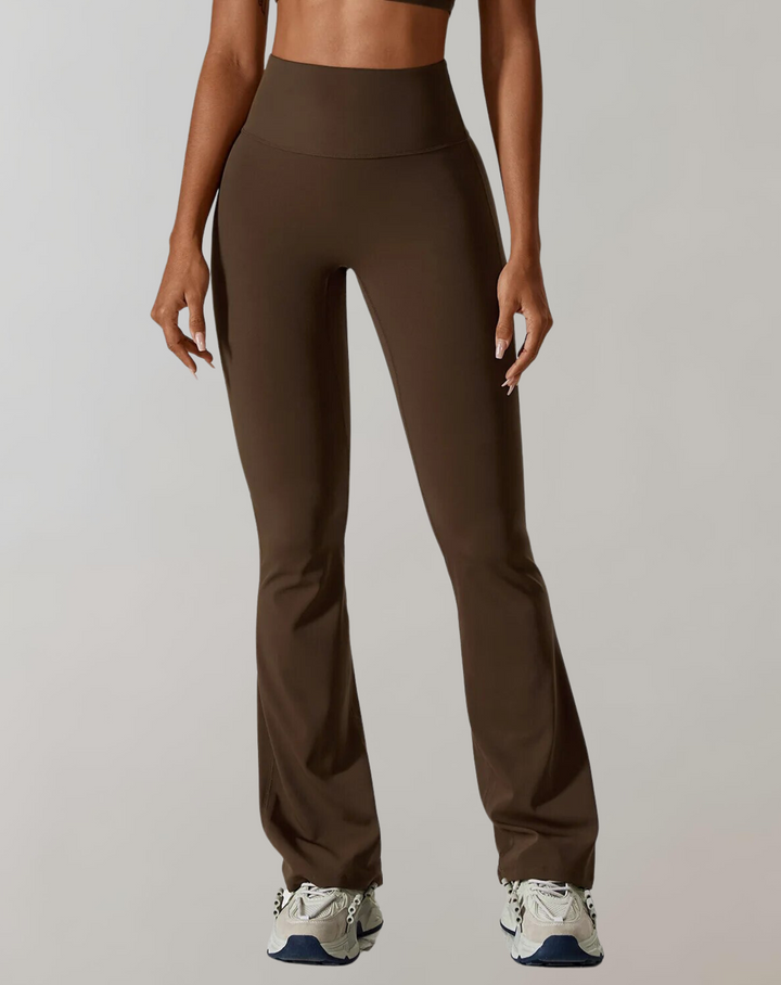 Evelyn | Chic High-Waist Wide Leg Yoga Pants