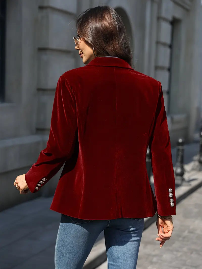 Victoria | Blazer in velluto lussuoso e chic