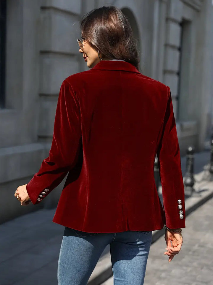 Victoria | Blazer in velluto lussuoso e chic