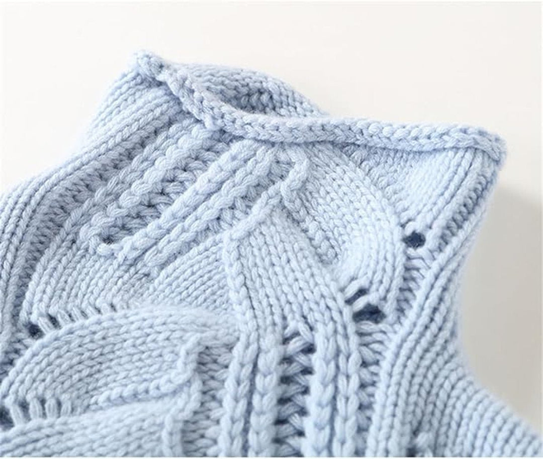 Marie | Turtleneck Knit Sweater with Cable Pattern for Women