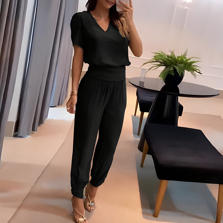 Olivia | Chic And Versatile Blouse And Pants Two Piece Set