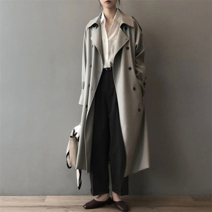 Charlotte | Trench doppiopetto idrorepellente per uno stile senza tempo